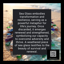 Load image into Gallery viewer, Forest Meets Shore  - Sea glass  - Earrings