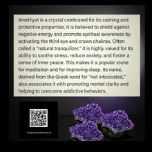 Load image into Gallery viewer, The Quiet Sovereign - Copper wrapped, Snowflake obsidian &amp; Amethyst - Necklace