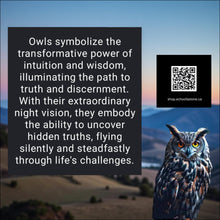 Load image into Gallery viewer, Whispering Roots &amp; Wings - Owl - Candle - Tree of life - Raven stone
