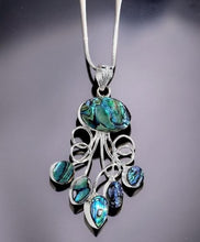 Load image into Gallery viewer, Tidal Whispers Abalone Jellyfish - Necklace