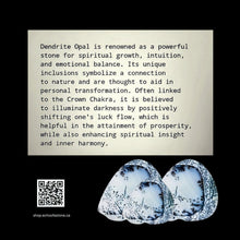 Load image into Gallery viewer, Echoes of Earth's tapestry - Necklace - Dendrite Opal
