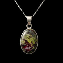 Load image into Gallery viewer, Ancient Hearth Amulet - Necklace - Dragonblood Jasper