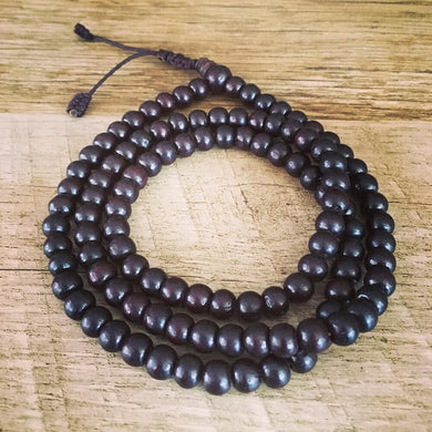 Rose Wood Mala - Echo of a Stone 