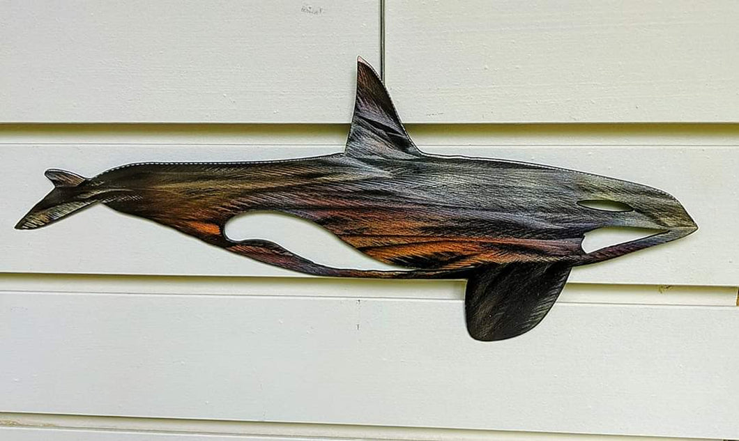 Small Orca, Metal Art local pick up