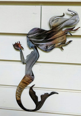 Mermaid metal art local pick up