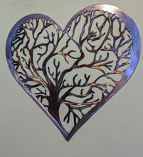 Load image into Gallery viewer, Tree of life Heart, Metal Art