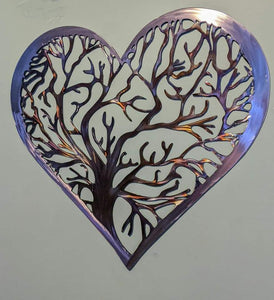 Tree of life Heart, Metal Art