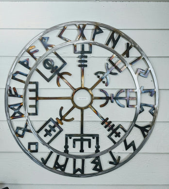 Nordic Compass, Metal Art ( local pickup) - Echo of a Stone 