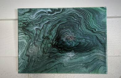 Descending, Acrylic pour canvas wall art ( in store pick up only) - Echo of a Stone 
