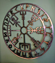 Load image into Gallery viewer, Viking Compass-Metal Art