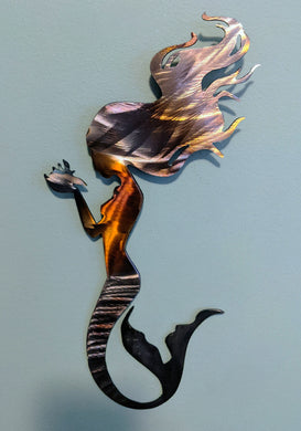Mermaid metal art local pick up