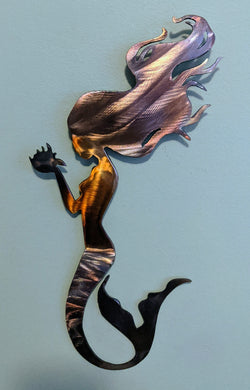 Mermaid metal art local pick up