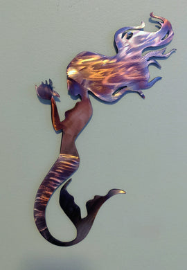 Mermaid metal art local pick up
