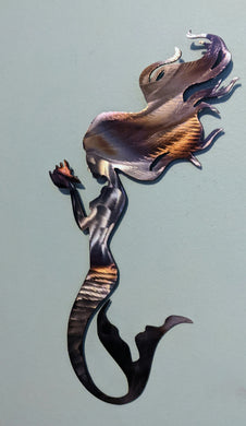 Mermaid metal art local pick up