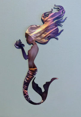 Mermaid metal art local pick up