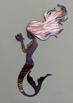Mermaid metal art local pick up