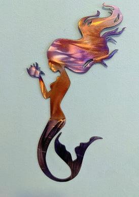 Mermaid metal art local pick up