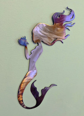 Mermaid metal art local pick up