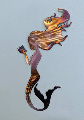 Mermaid metal art local pick up