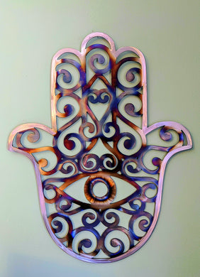 Hamsa hand , Metal Art local pick up