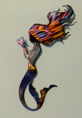 Mermaid metal art local pick up