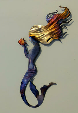 Mermaid metal art local pick up