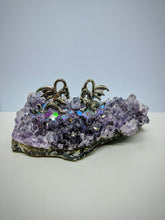 Load image into Gallery viewer, Dragon couple on Amethyst - local pick up