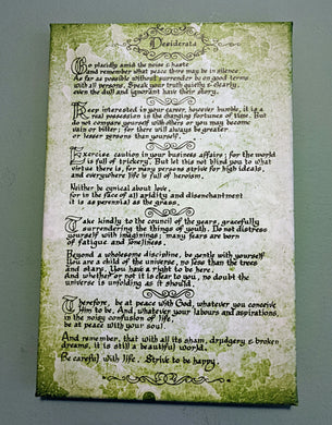 Desiderata local pick up