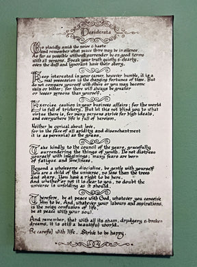 Desiderata local pick up