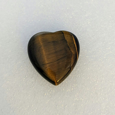 Tiger Eye Heart 30mm x 30 mm