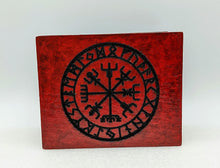 Load image into Gallery viewer, Nordic Compass Treasure box -Raven Stone Local pick up