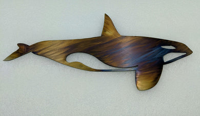 Small Orca, Metal Art local pick up