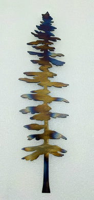 Small Sitka Tree Metal art local pick up