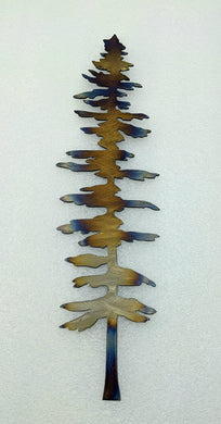 Small Sitka Tree Metal art local pick up