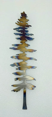 Small Sitka Tree Metal art local pick up