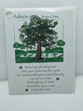 Advice from a tree Card