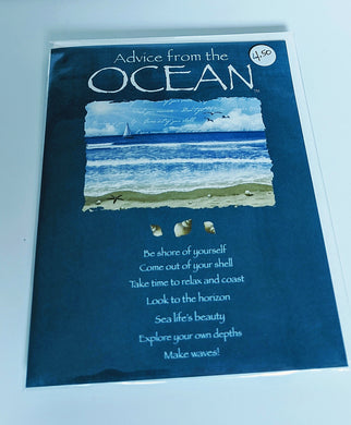 Advice from the Ocean Card