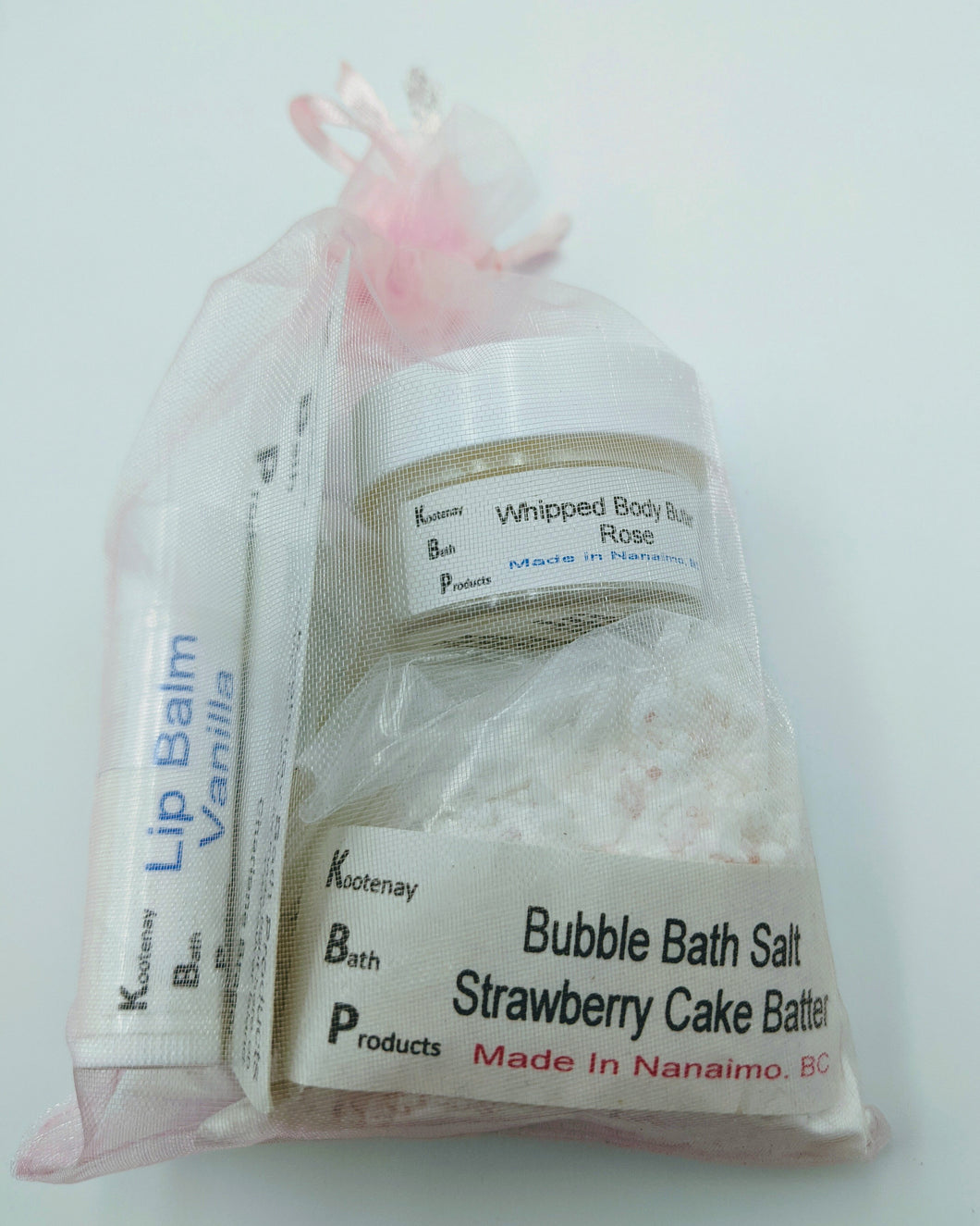 Mini Bath & Body Gift Bags-  Kootenay Bath Products- local pick up