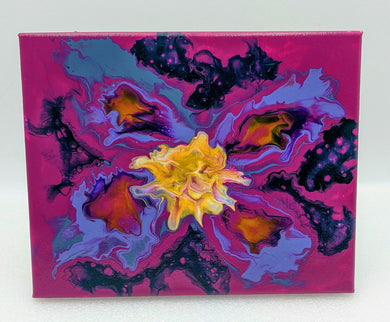 Garden Delight, Acrylic pour canvas wall art