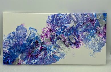 Eclectic Creation, Acrylic pour canvas wall art local pick up