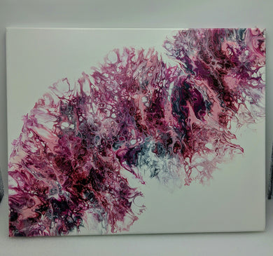 Intensity , Acrylic Pour Canvas Wall Art Local Pick up