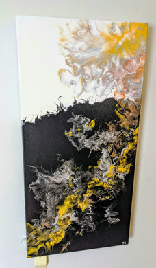 Tempest , Acrylic Pour Canvas Wall Art Local Pick up