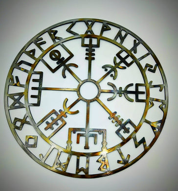 Viking Compass, Metal Art