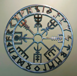 Viking Compass, Metal Art