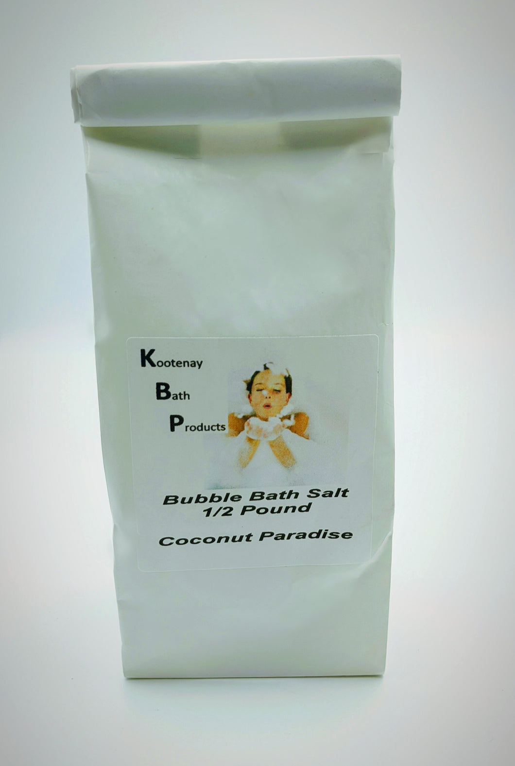 Coconut Paradise Bubble bath salt  Kootenay Bath Products - Local pick up