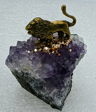 Leo Lion Amethyst - local pick up