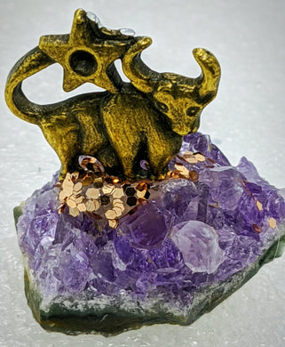 Taurus Bull   on Amethyst - local pick up