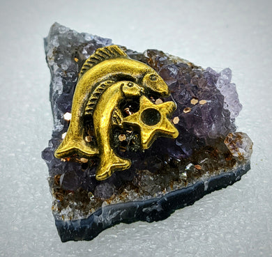 Pisces on Amethyst - local pick up