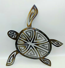 Load image into Gallery viewer, Turtle metal art local pick up