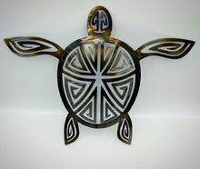 Load image into Gallery viewer, Turtle metal art local pick up